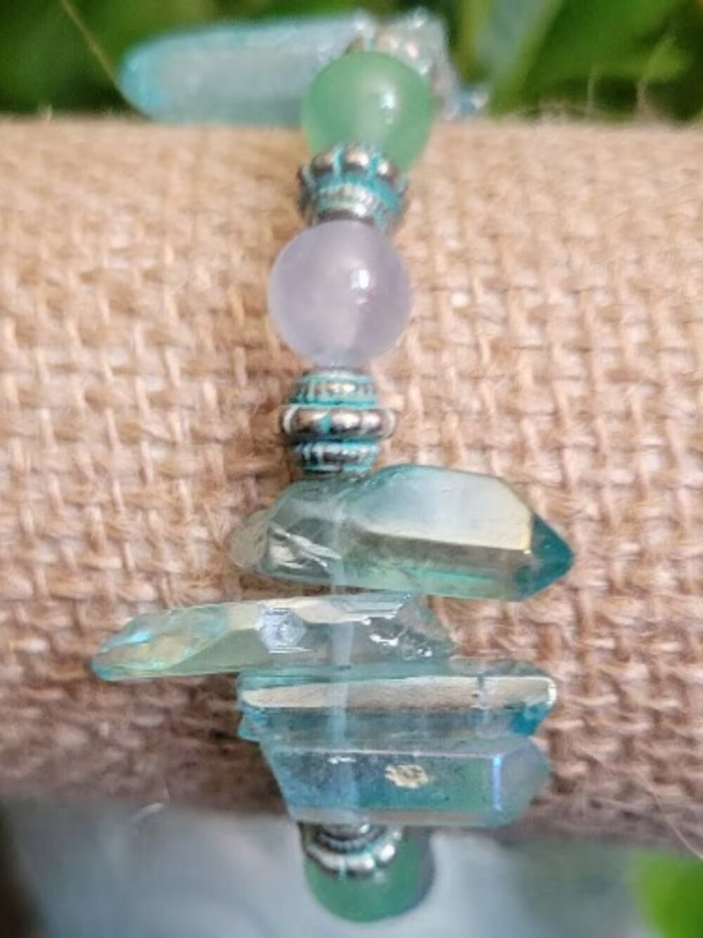 Multi-Colored Crystal Wrist Wraps - Picture 2 of 3